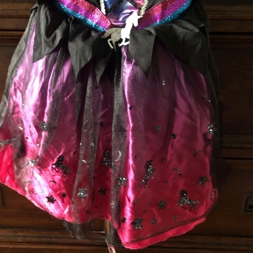 Kids Unicorn Witch costume in size S (4-6)